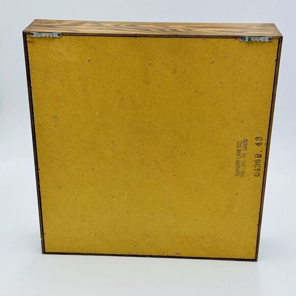 Tannery Lane Trinket Curio Glass Co Wooden Miniature Front Wall Ornament Hanging - Picture 15 of 15